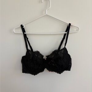 Elegant Black Lace Bra